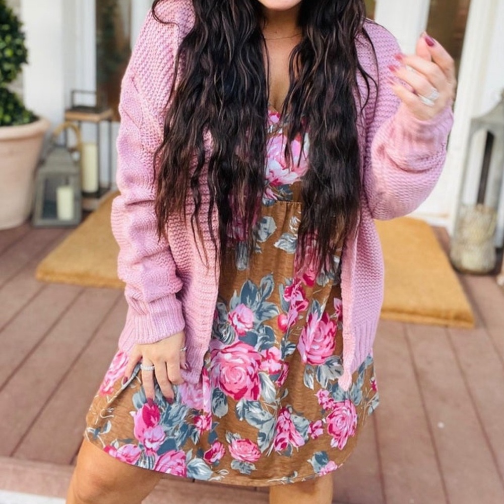 Never worn blush cardigan